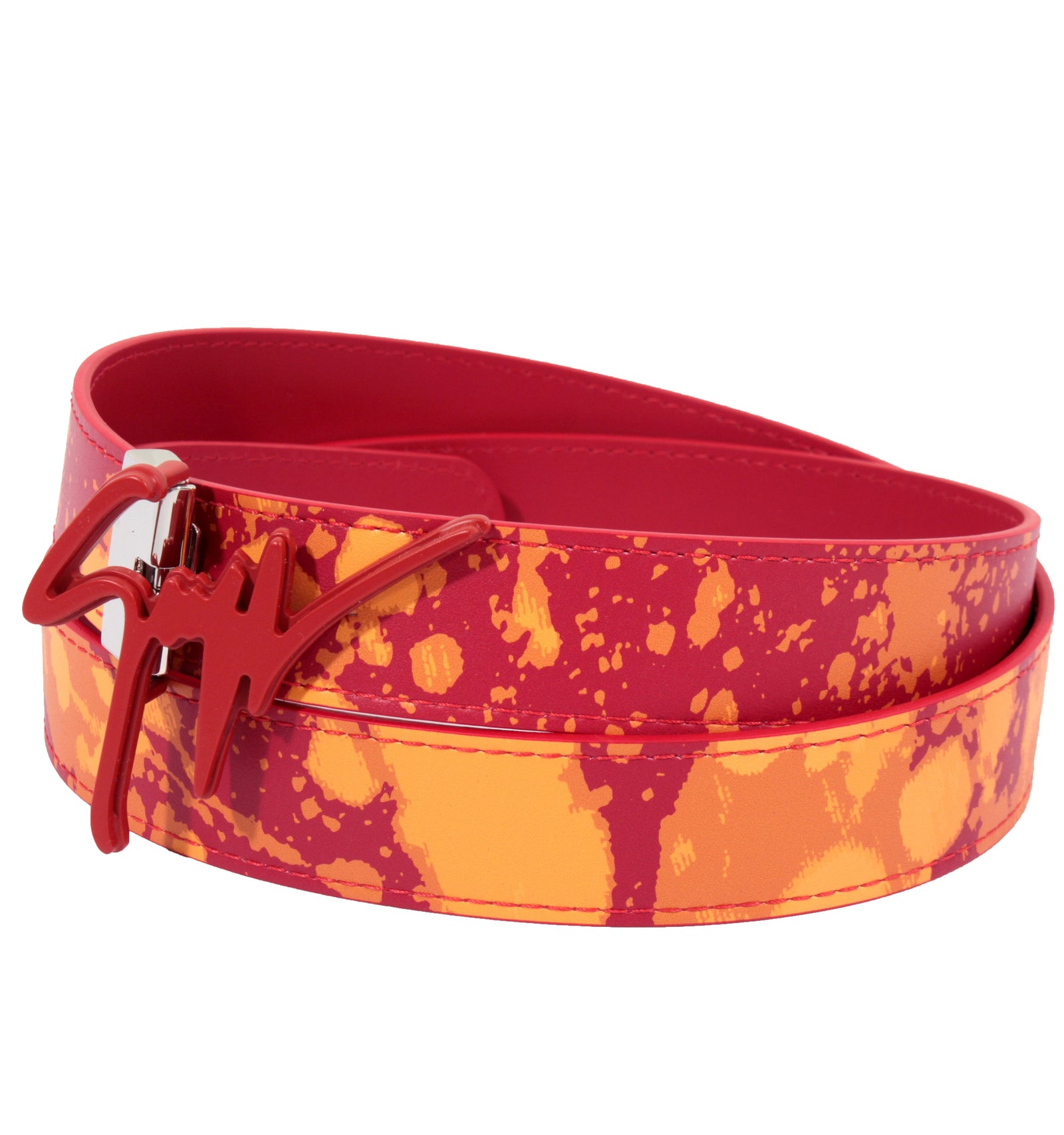 Giuseppe Zanotti Tie Dye Belt - Orange – view 2 of 2