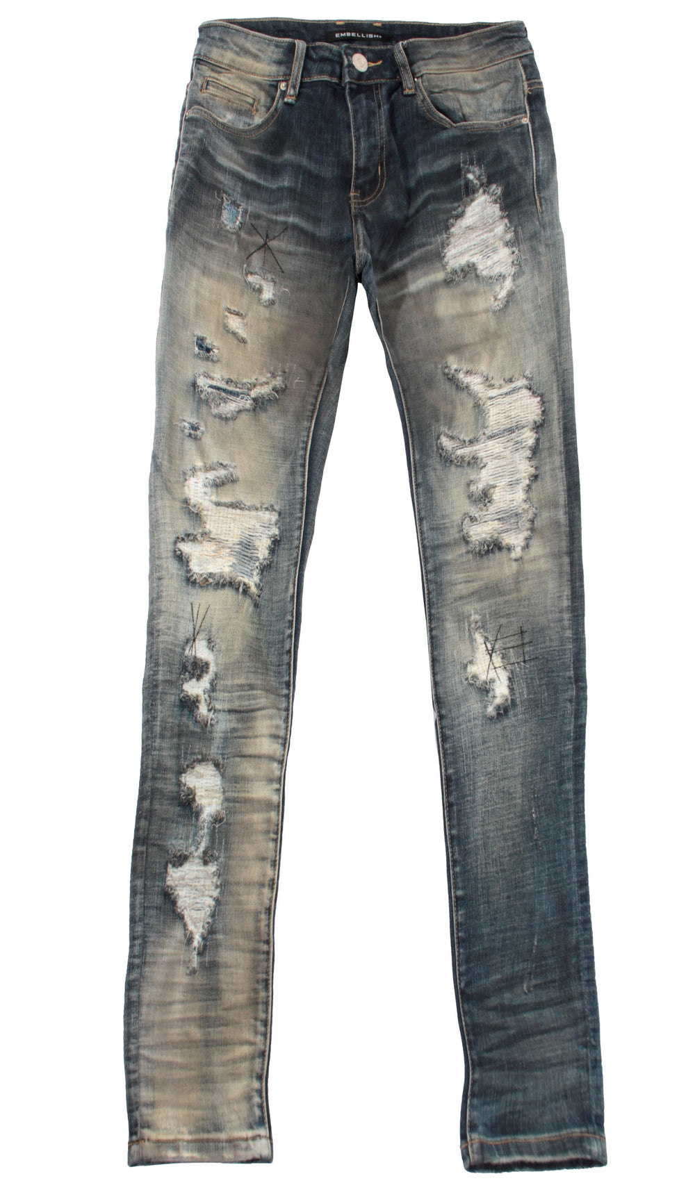 Embellish Joni Standard Acid Wash in blue – view 4 of 5