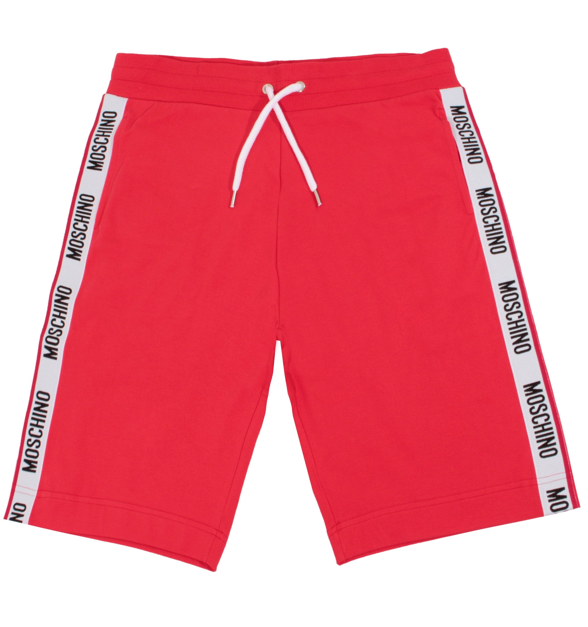 Side Stripe Logo Shorts - Red