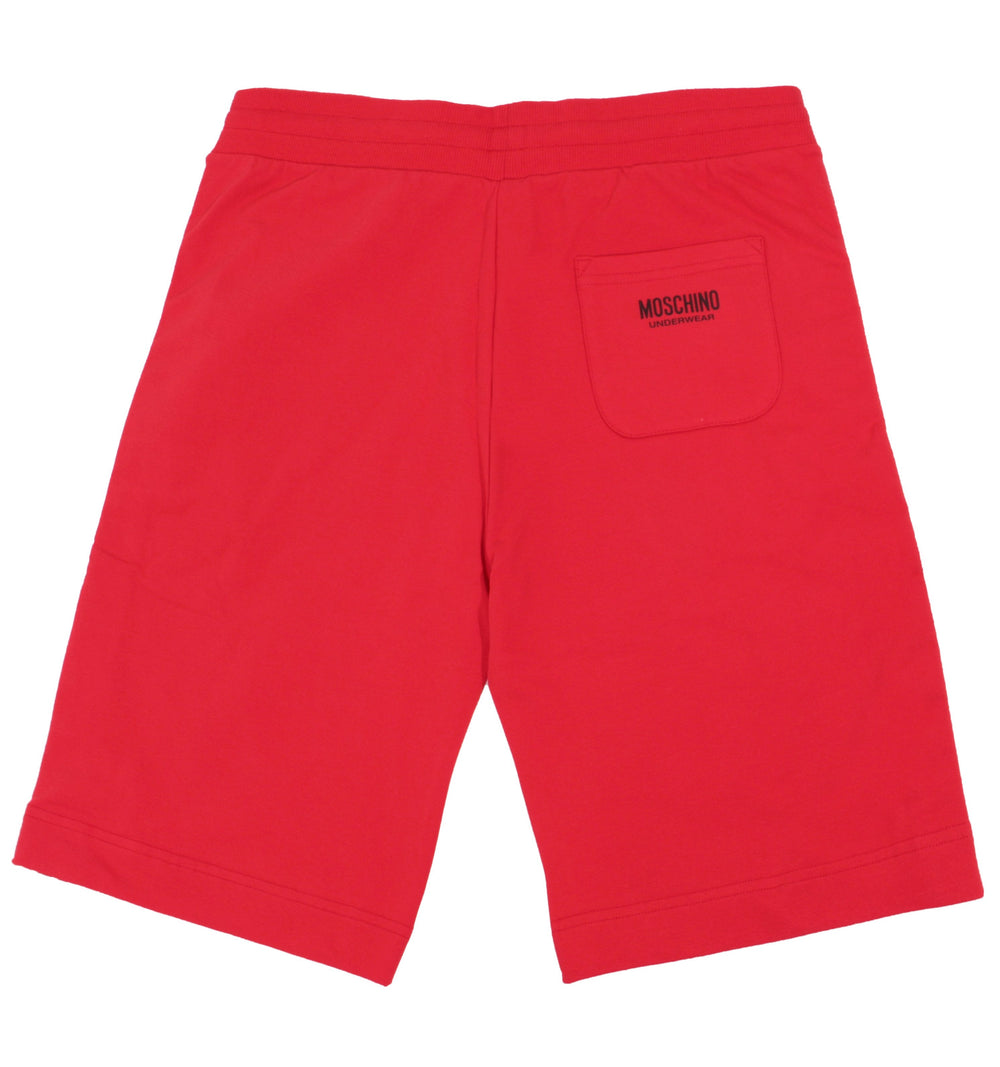 MOSCHINO UNDERWEAR Side Stripe Logo Shorts - Red – view 2 of 2