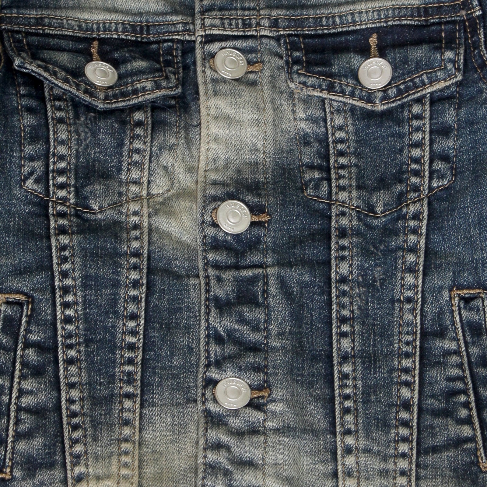 Haus of JR Kids Jeff Standard Denim Jacket in dirty indigo – view 2 of 3