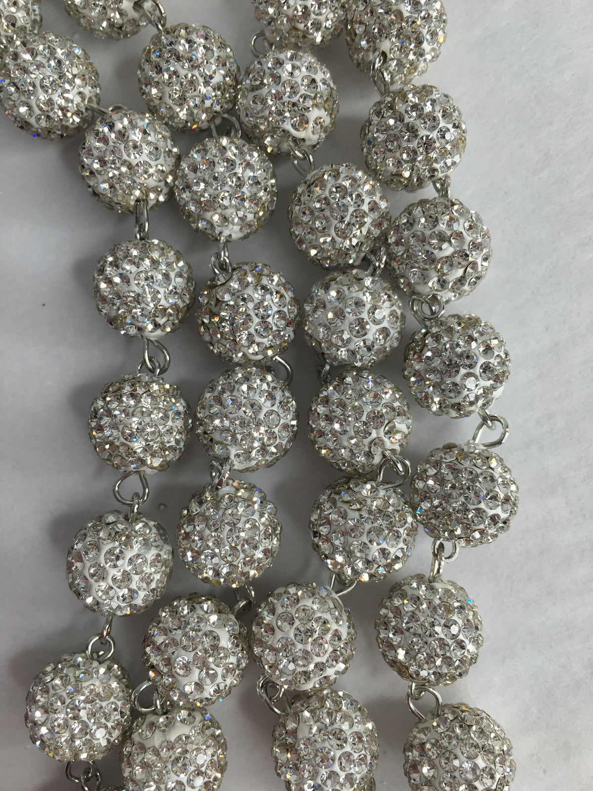 Wallet Sphere 2Row Chains - Silver