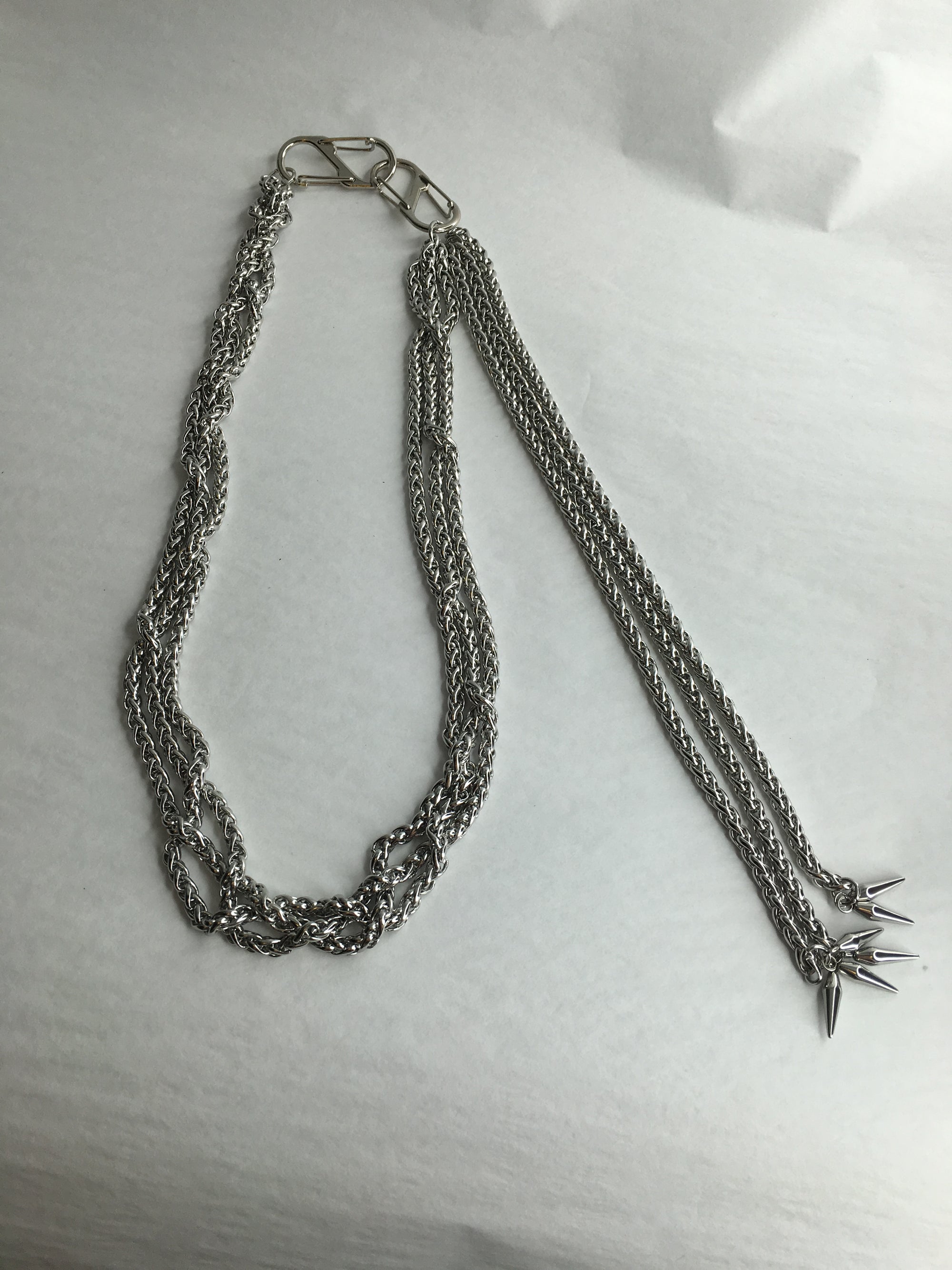 Wallet Layers Chains - Silver