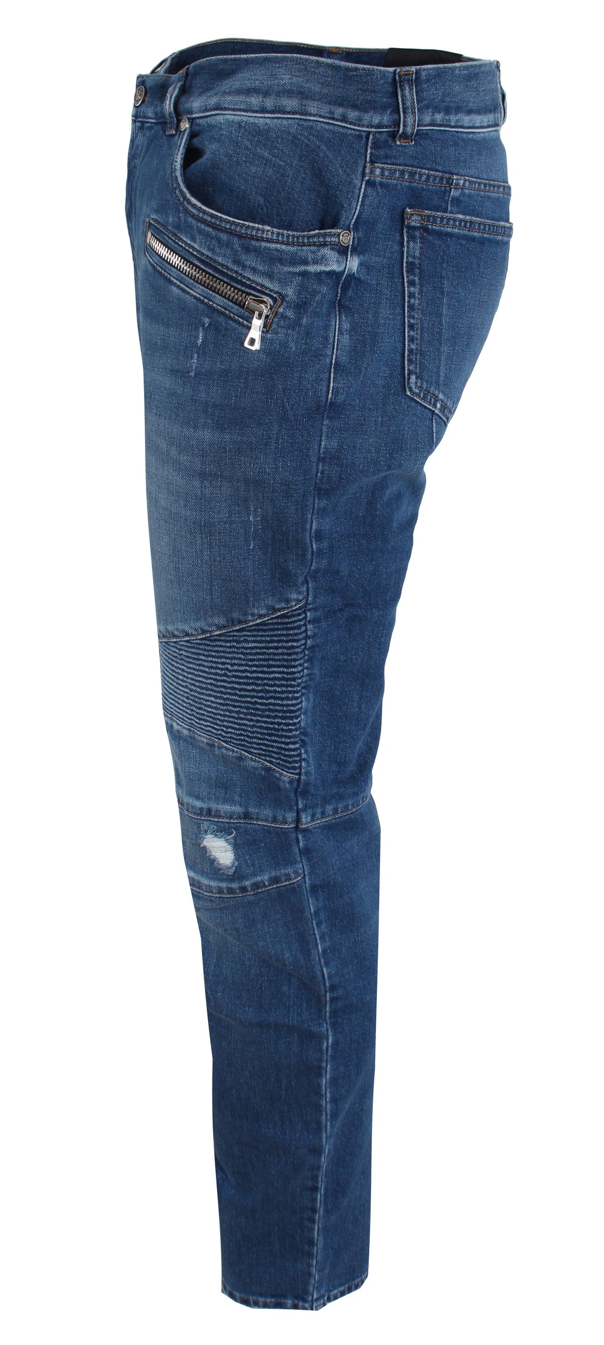 Ribbed Tapered Jeans - Vintage Used