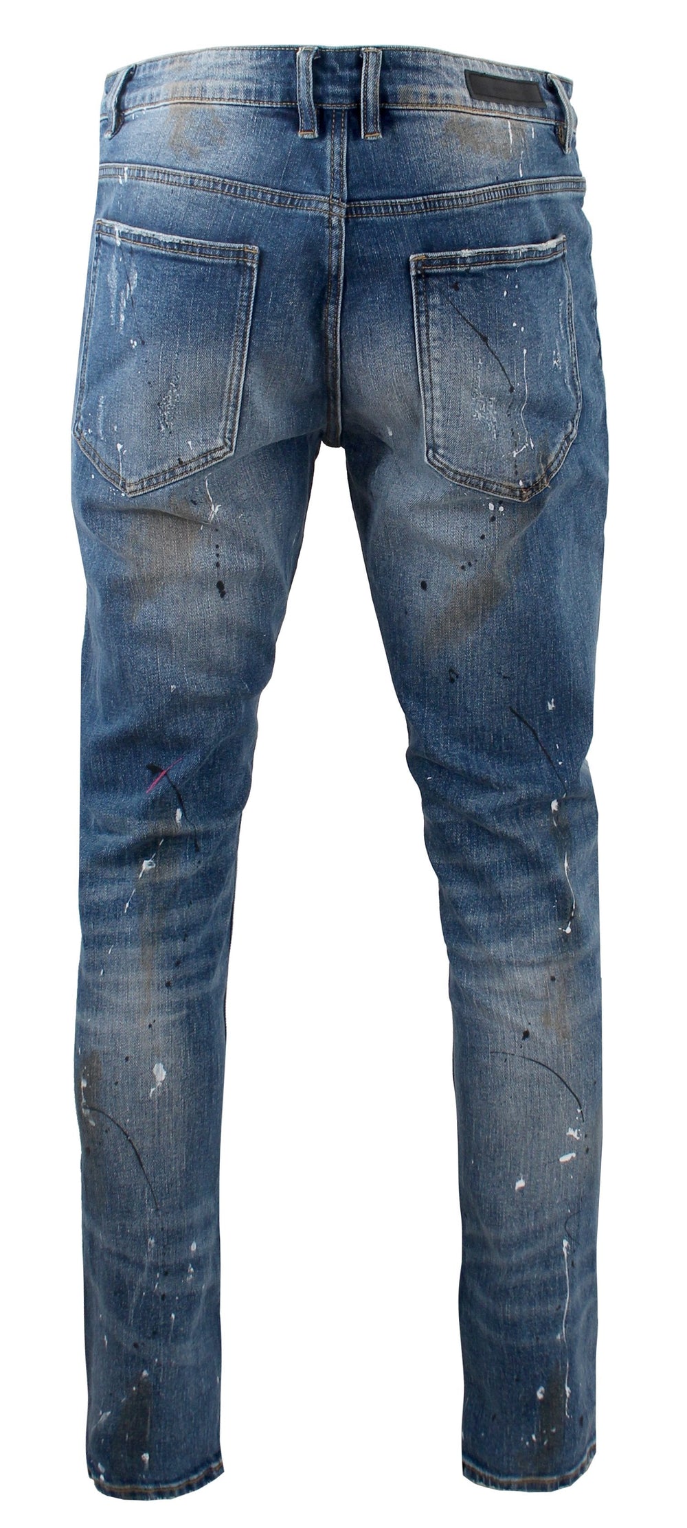 Embellish Crawley Rip & Repair Denim in indigo patchwork – view 4 of 4
