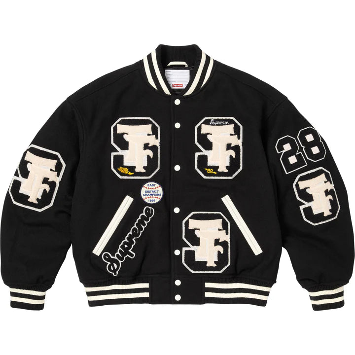 Drill Team Varsity Jacket - Black