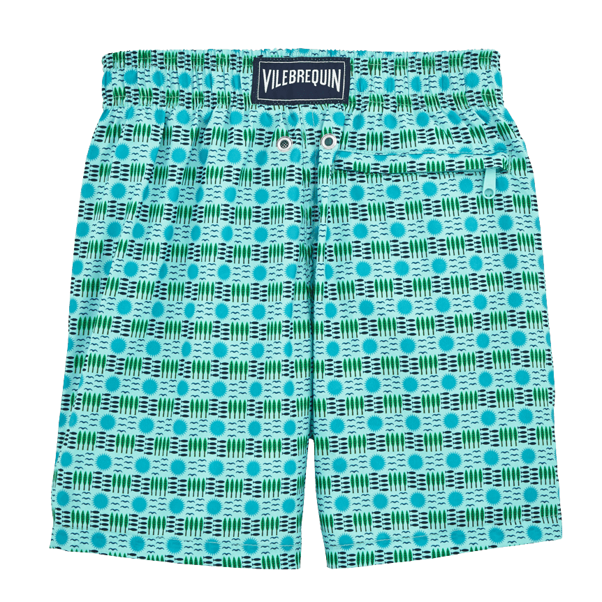 Vilebrequin Boys Lightweight Packable Swim Shorts in tile – view 2 of 2