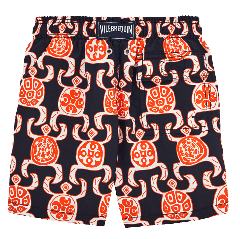 Vilebrequin Primitive Turtles Swim Shorts in navy – view 2 of 2