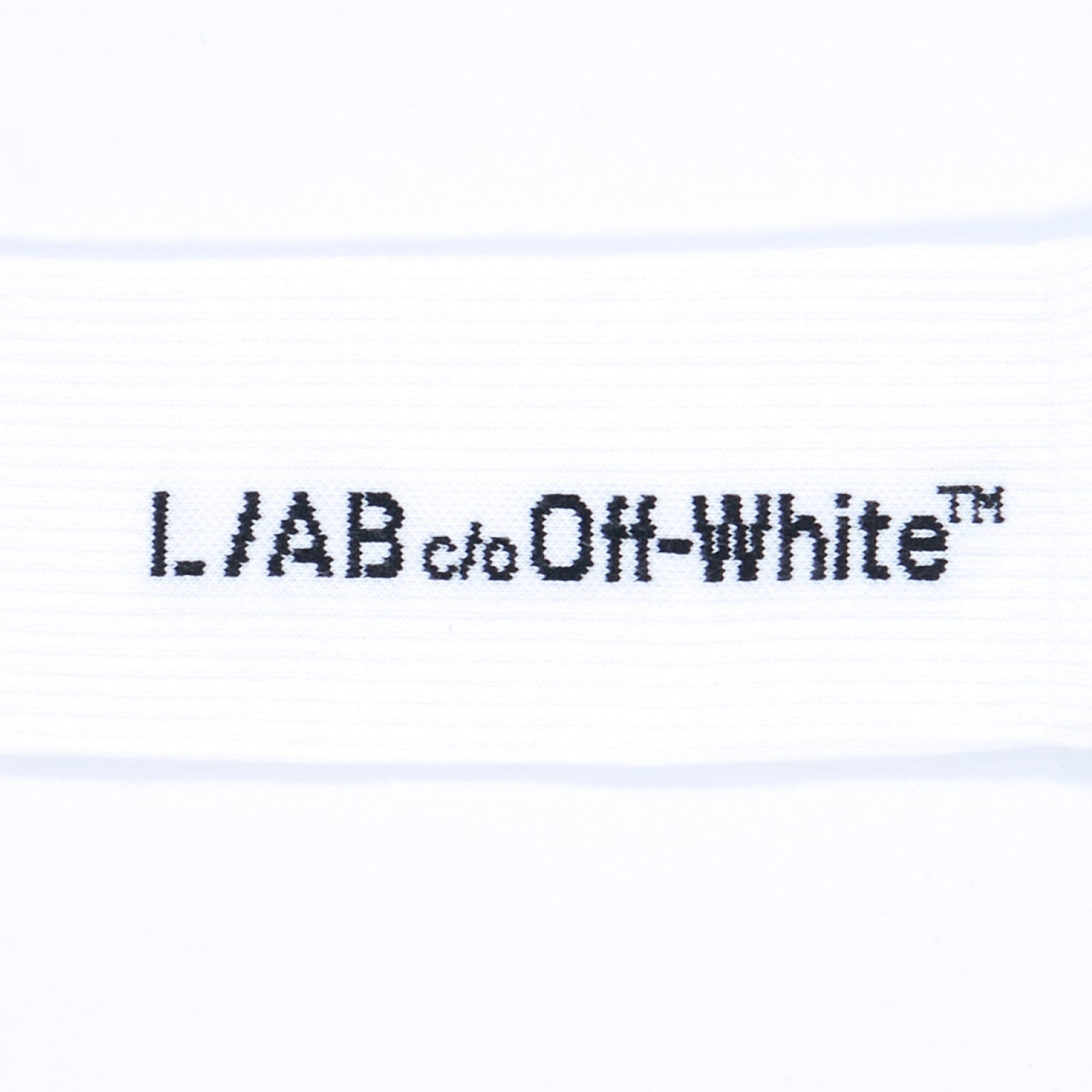 Off-White Horizontal Mid Calf Crew Socks 3-Pack – White