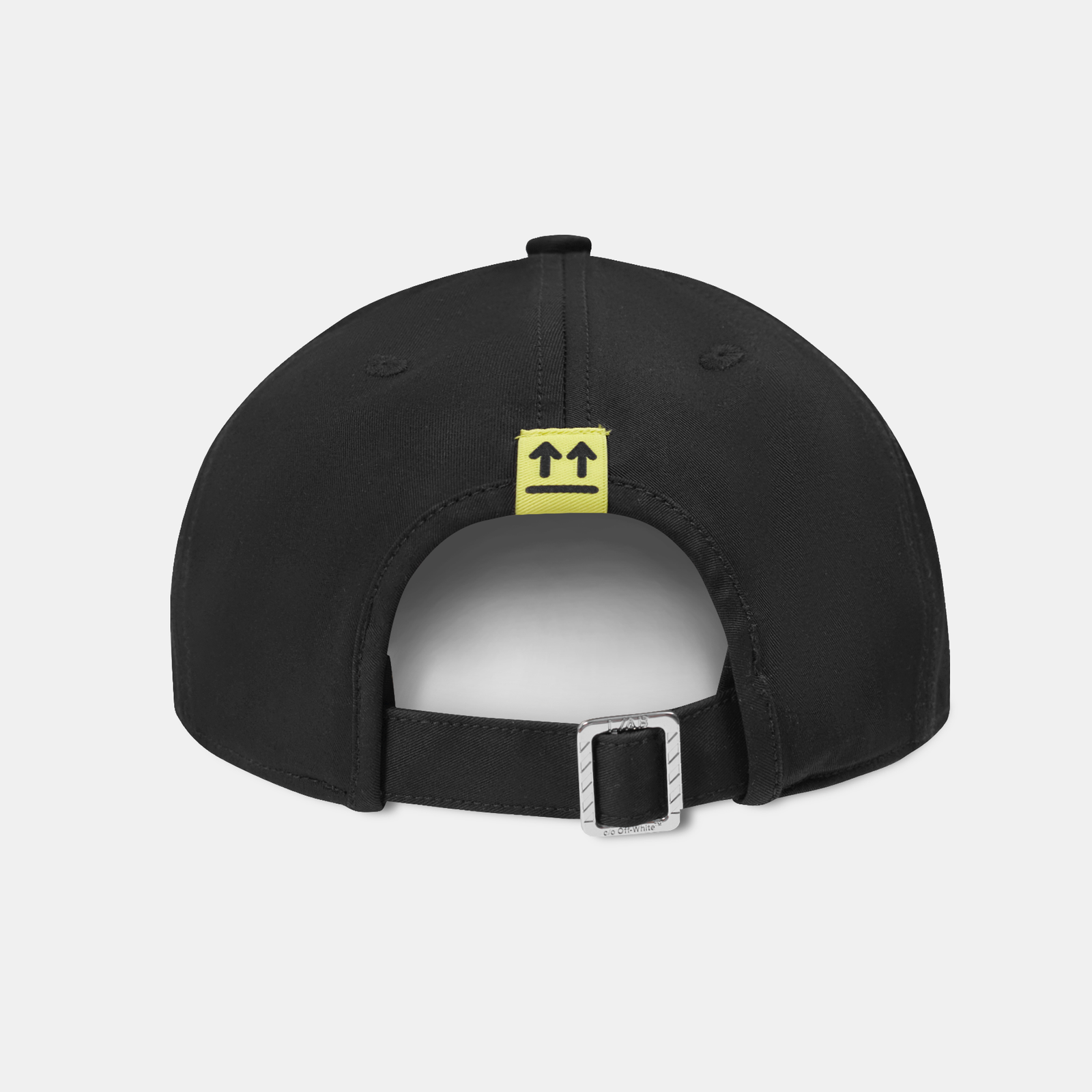 Off-White Clamp Arrows Curved Brim Twill Cap – Black & White