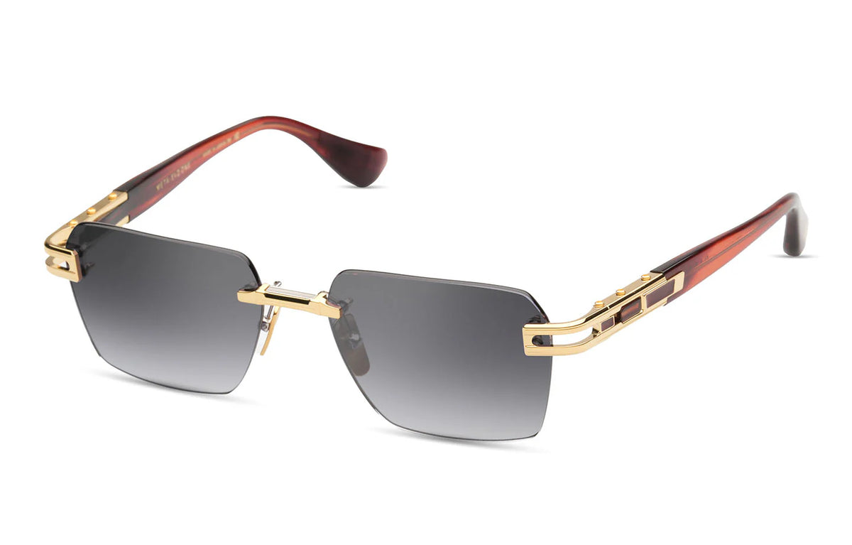 META-EVO ONE// Yellow Gold - Sienna Blaze w/Grey to Clear Gradient