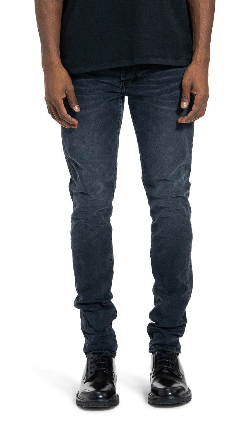Purple Brand Overdye Slim Denim in Black – view 3 of 4