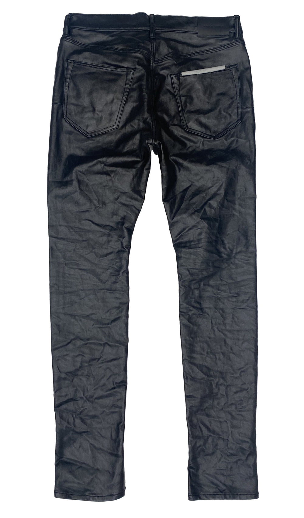 Purple Brand Patent Film Denim in black – view 2 of 4