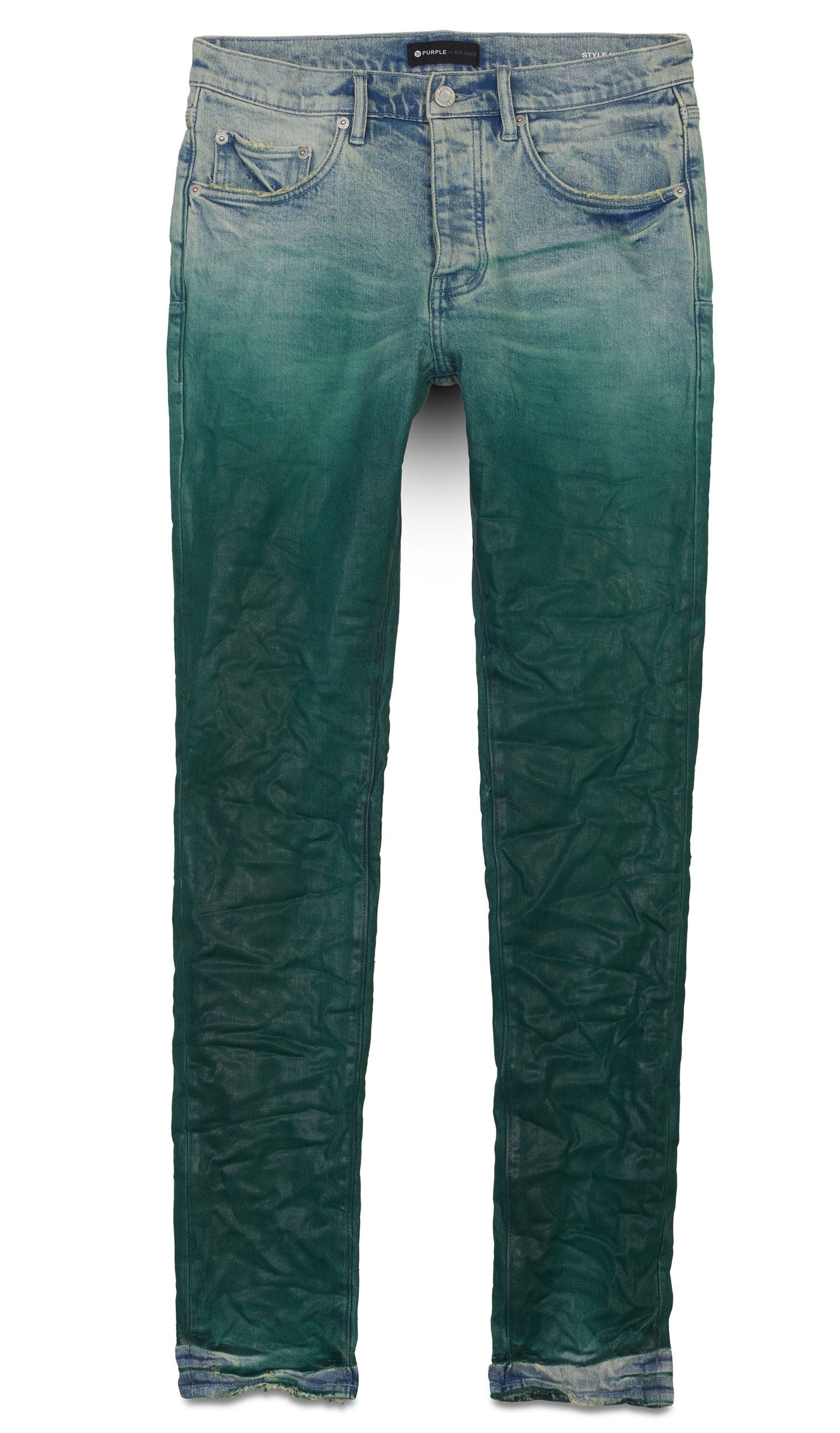 Men's Two Tone Indigo Bleach