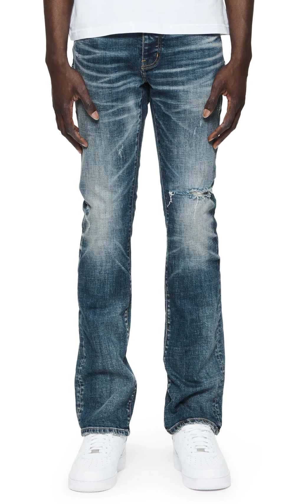 Purple Brand 1 Year Fade Flare in dark indigo – view 4 of 4