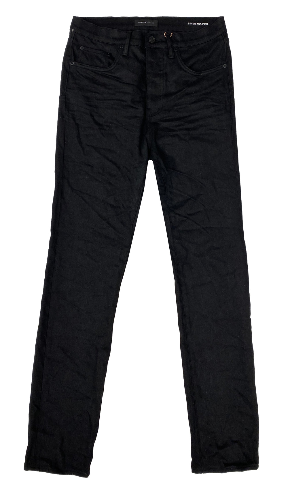 Purple Brand P005 Black Raw Denim in black – view 1 of 4