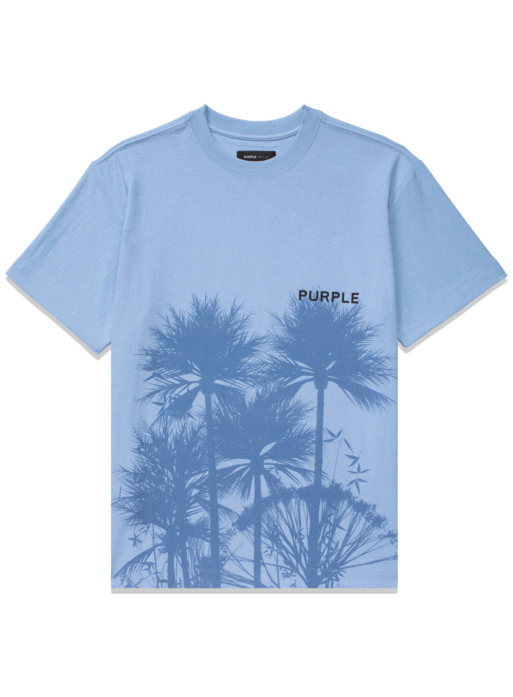 TEXTURED JERSEY SS TEE - BLUE