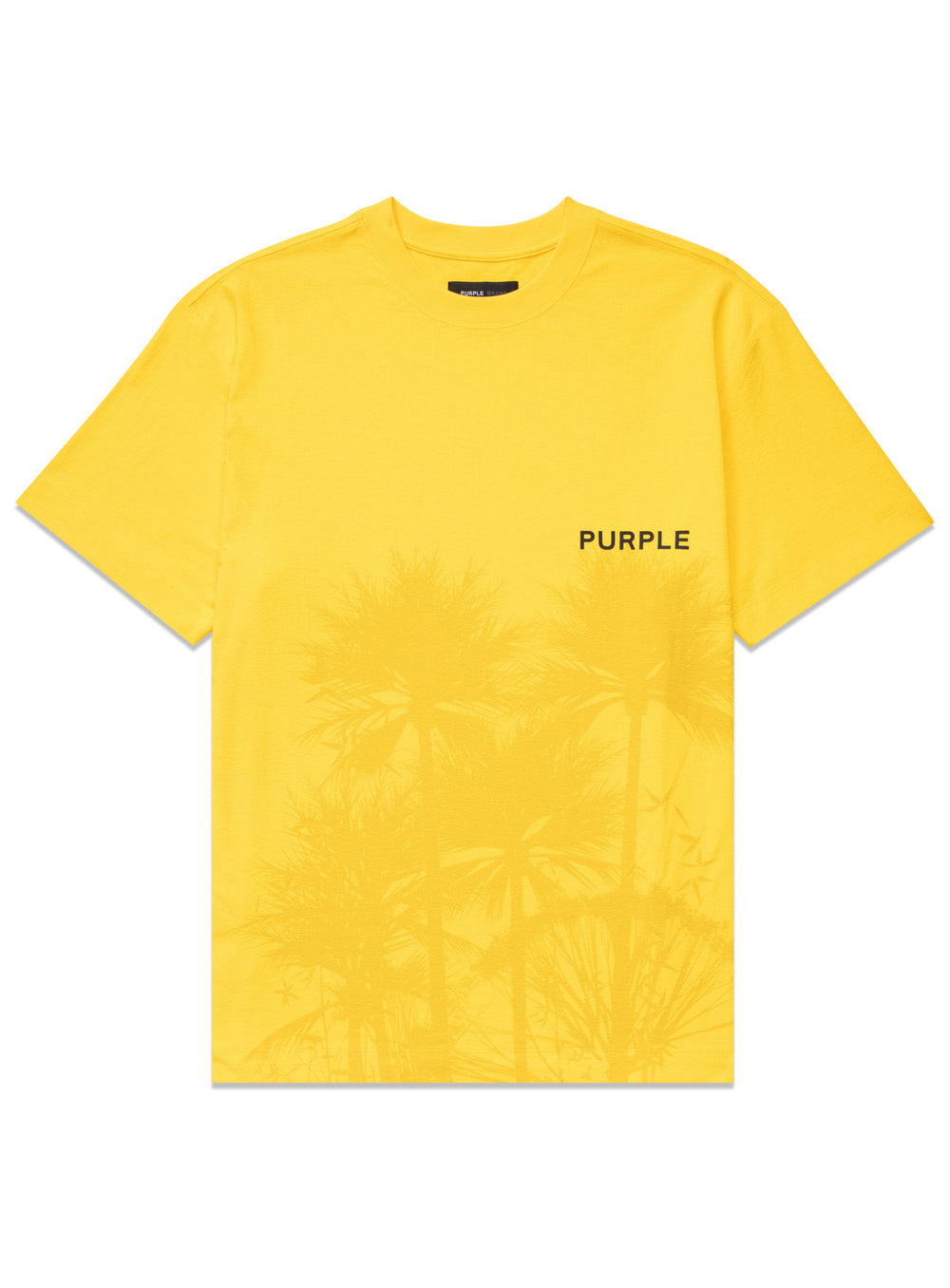 TEXTURED JERSEY SS TEE - YELLOW