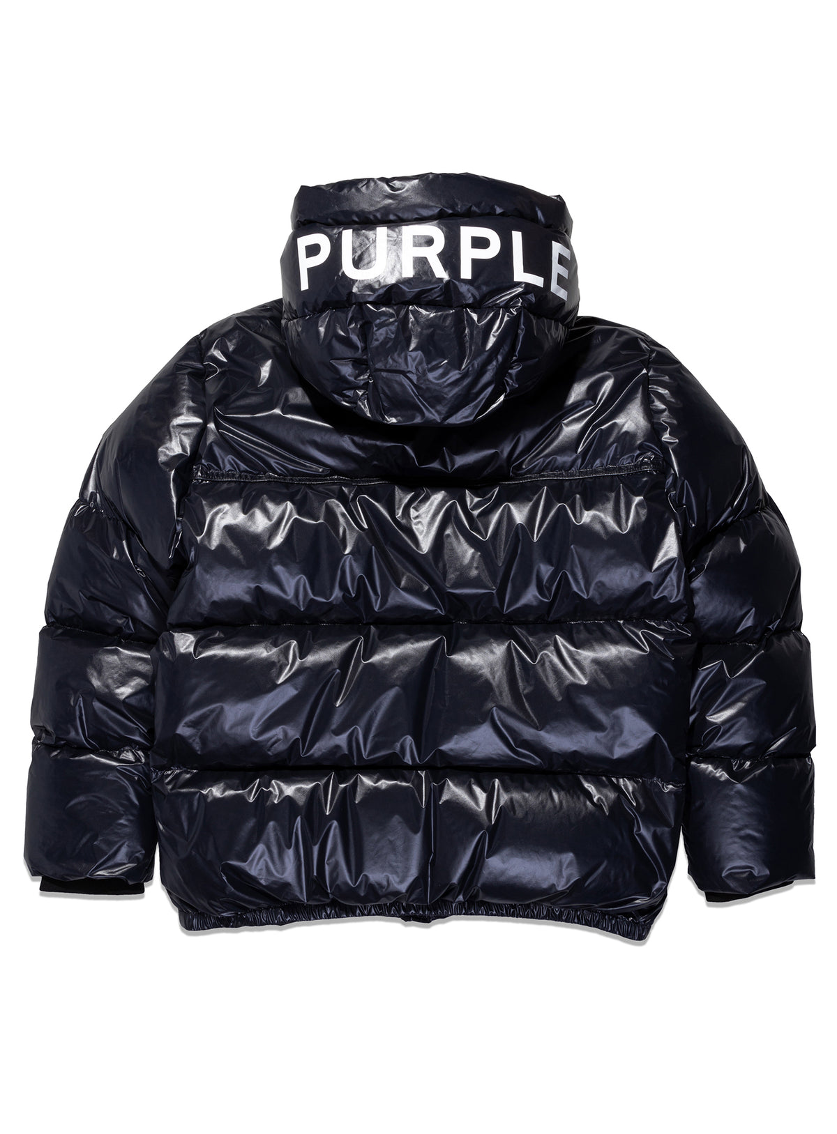 NYLON DOWN PUFFER - BLACK