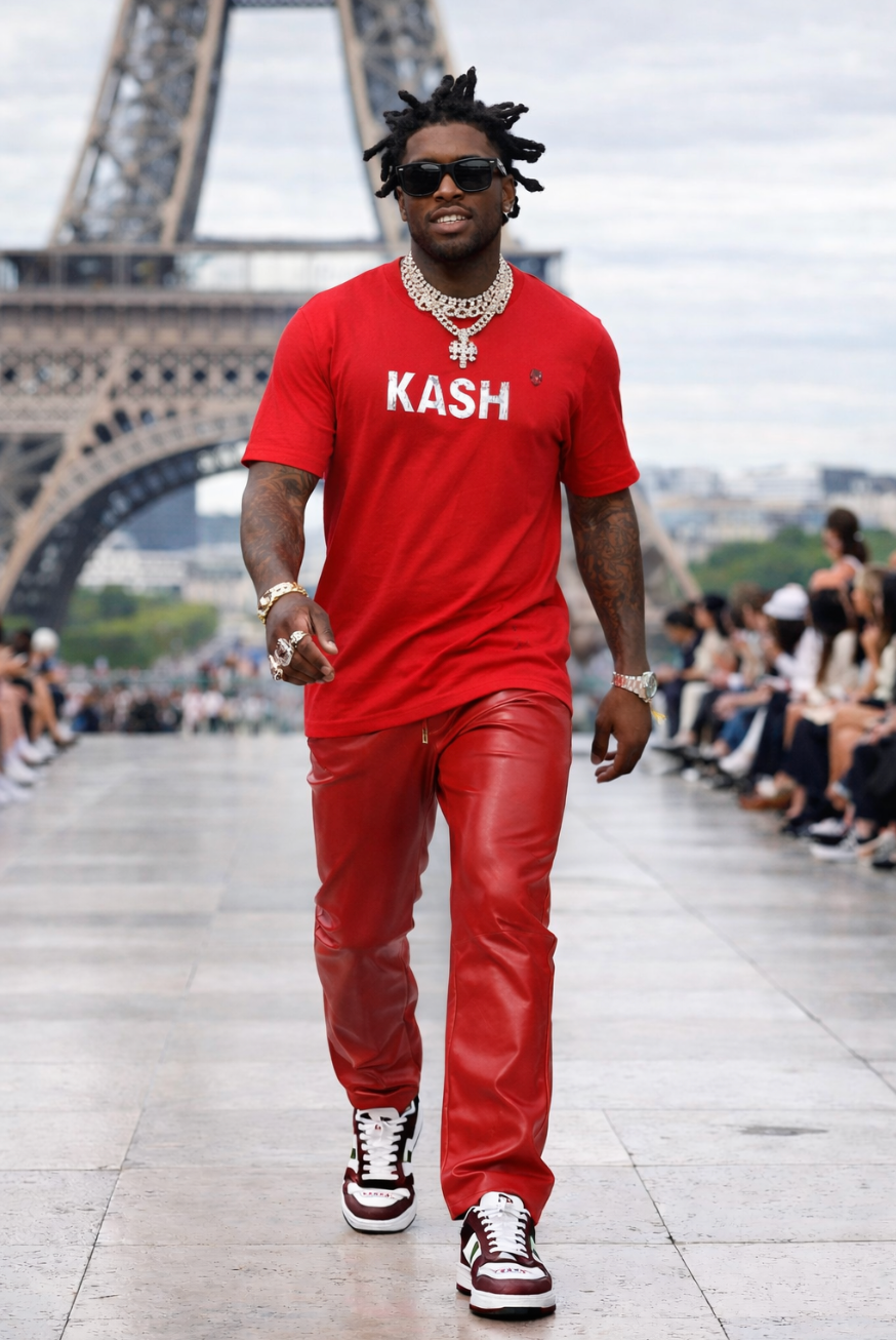 Valentine Maison Kash Tee in red – view 4 of 4