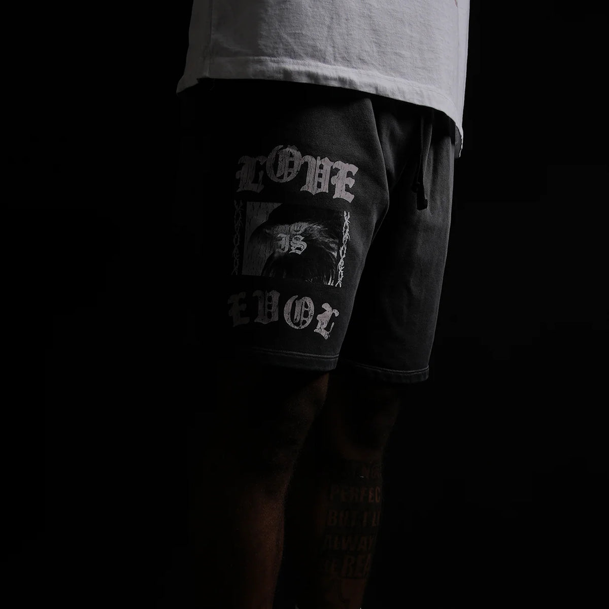Chain Skull Shorts - Black Potassium