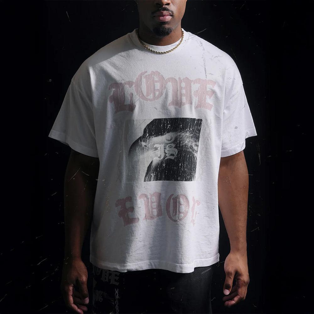 EVOL by Future Love Is Evol tee in white – view 1 of 1