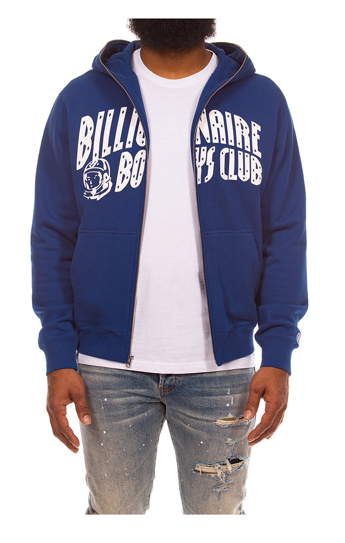 BB curve zip hoodie - Navy