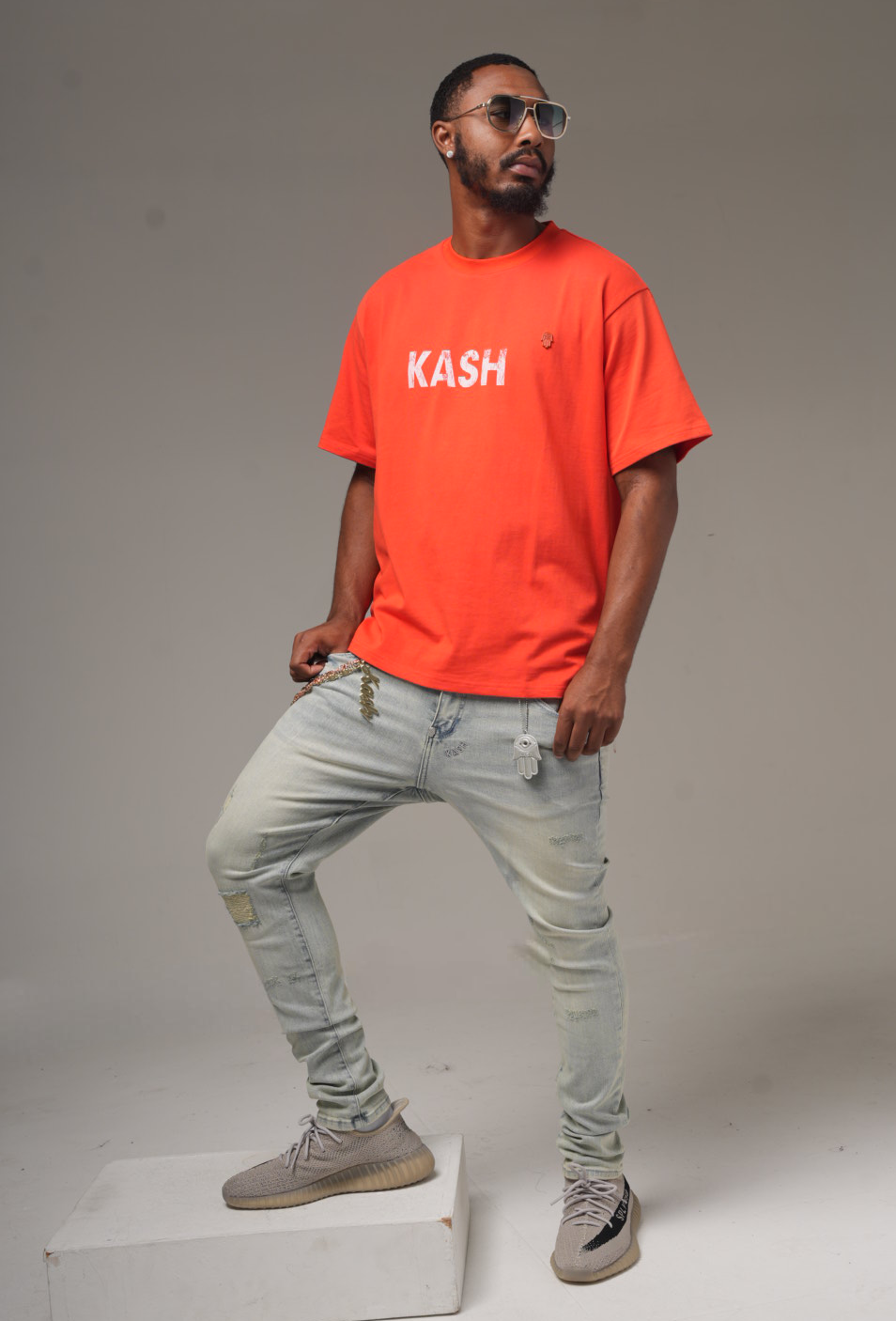KASH Hamsa-25 SKINNY Denim - Light Blue