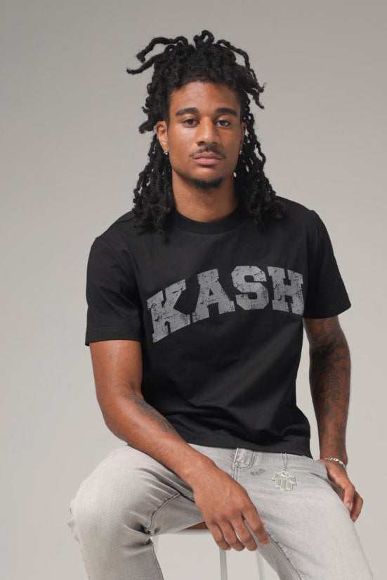 Kash Lightweight Essential Tee in black – view 3 of 3