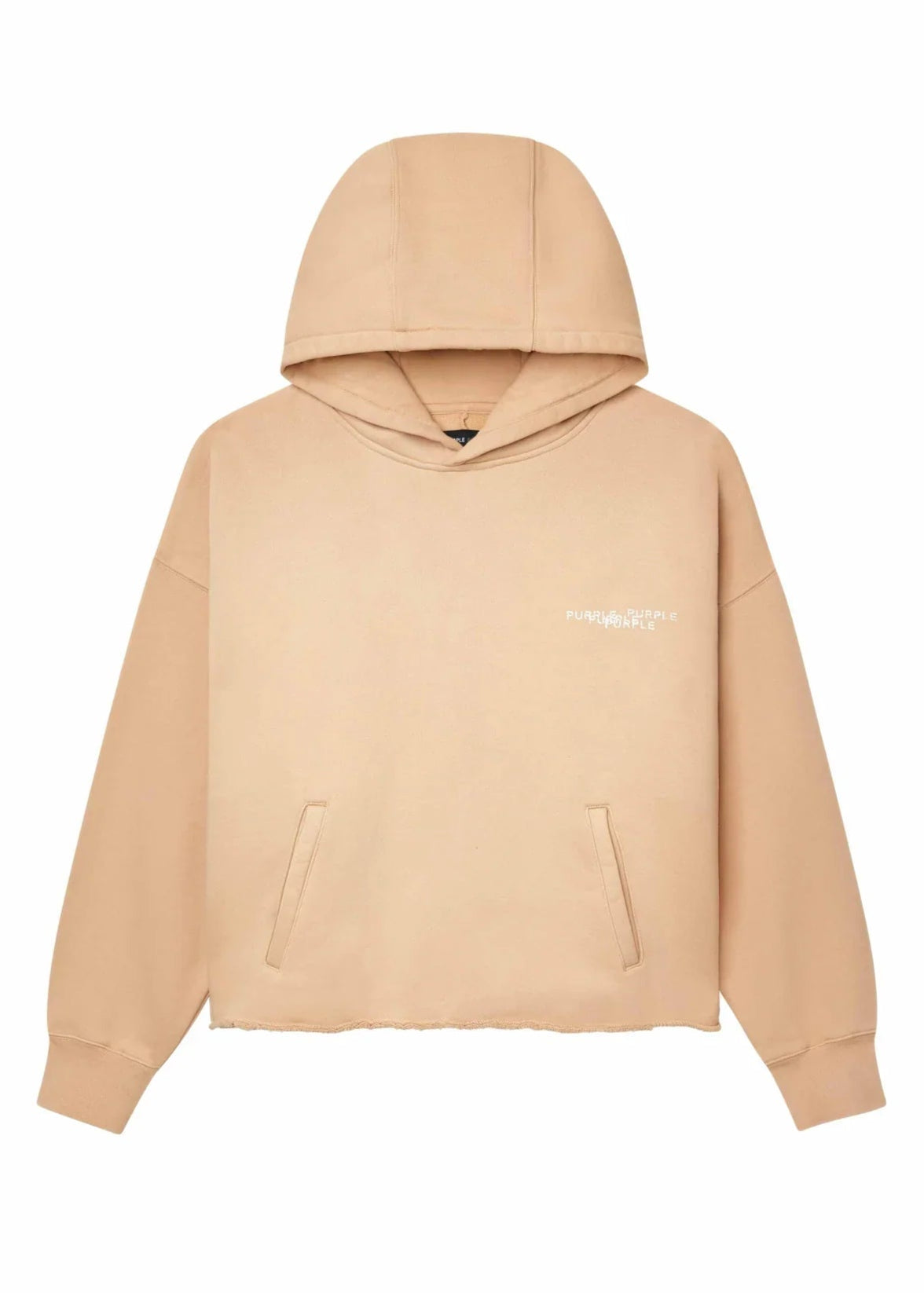 Newsprint Hoodie - Beige