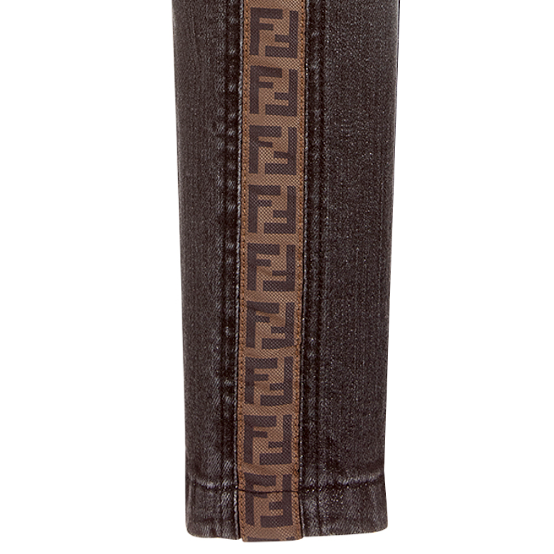 Boys Fendi Denim Logo Jeans – view 2 of 3