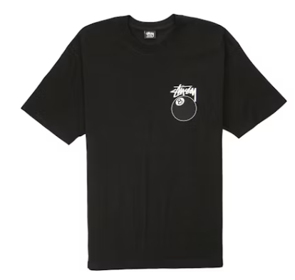 Stussy 8 Ball Tee - Black