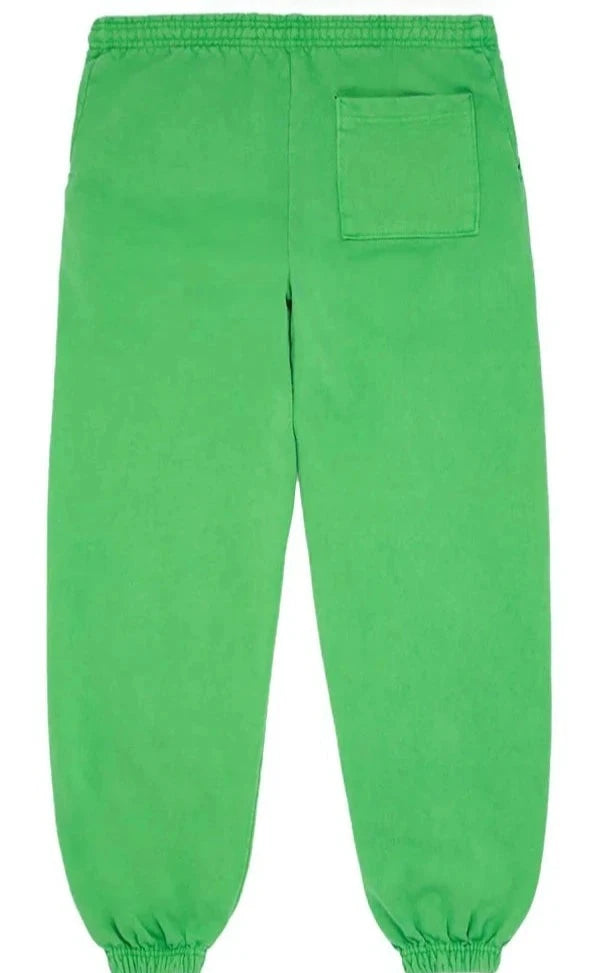 Sp5der Slime Green Sweatpants in lime green – view 2 of 2