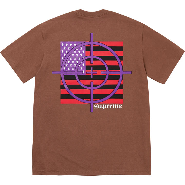 Target Tee - Brown