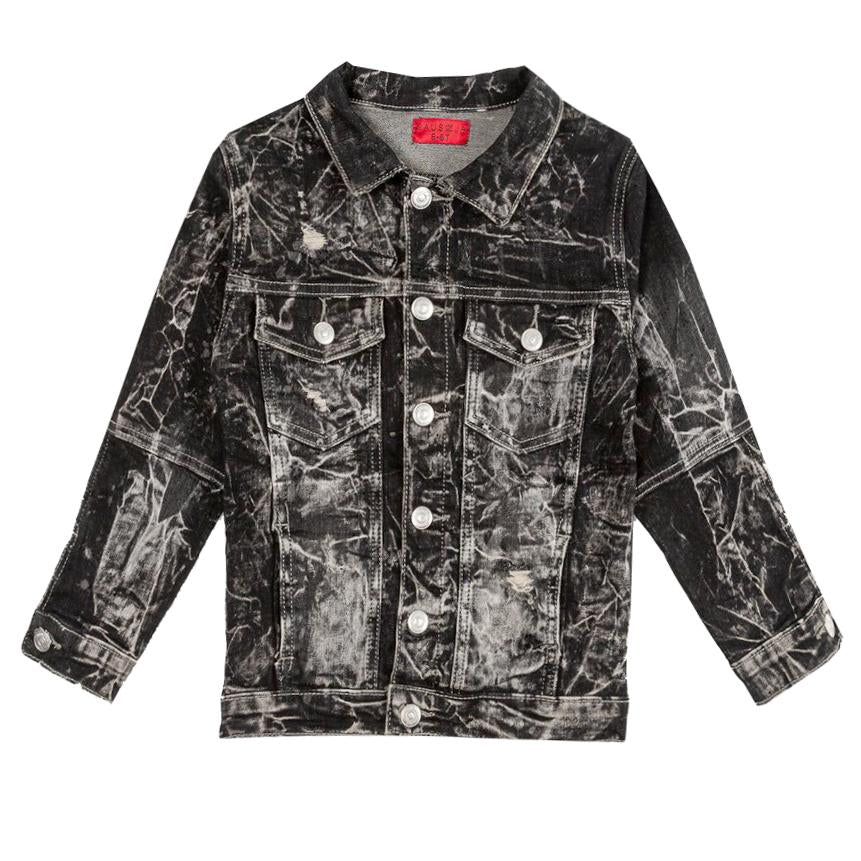 Haus of JR Kids Weems Denim Jacket in black wash – view 1 of 2