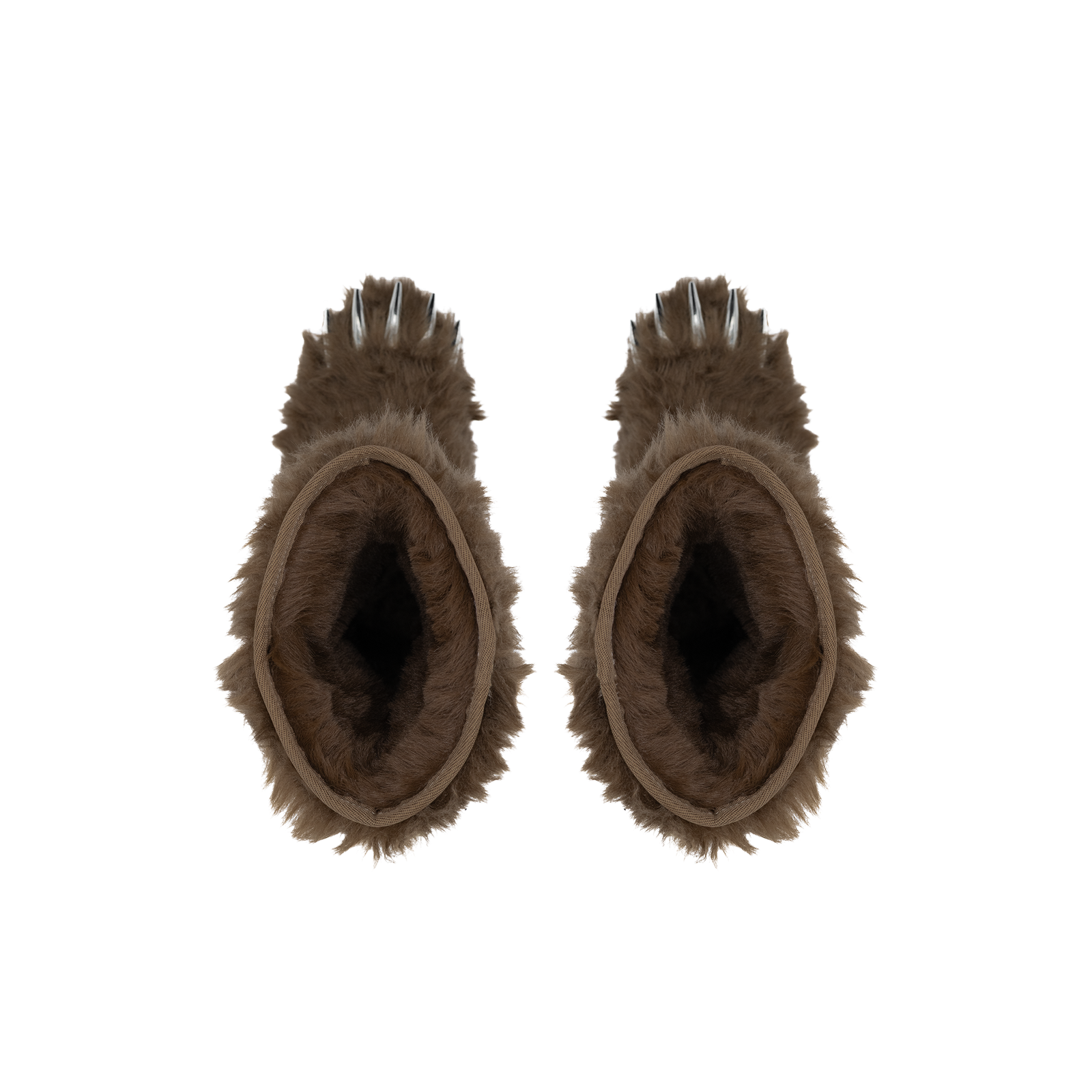 Bravest Studios Brown Bear Claw Boots, top view