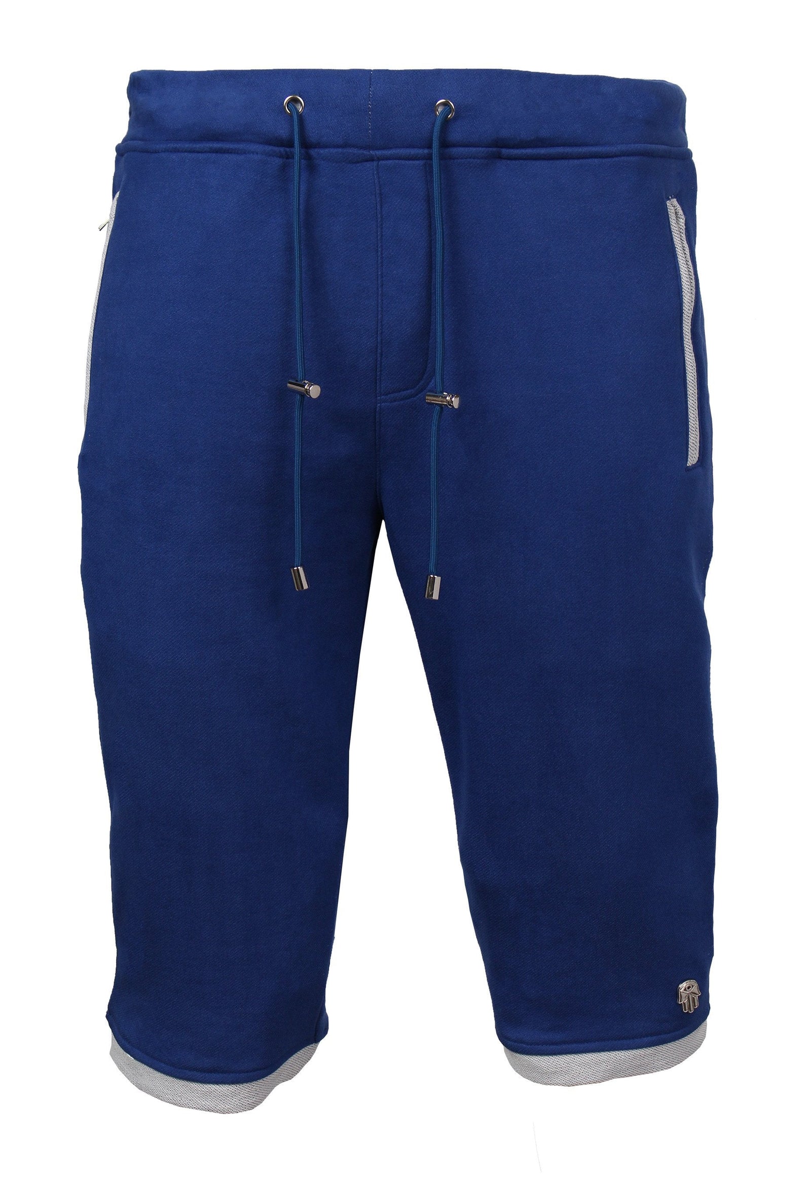 Kash Terry Suede Elongated Shorts with White Gold Accents – photo 5