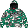 Quilted Zip Up Hooded Sweatshirt - Camo