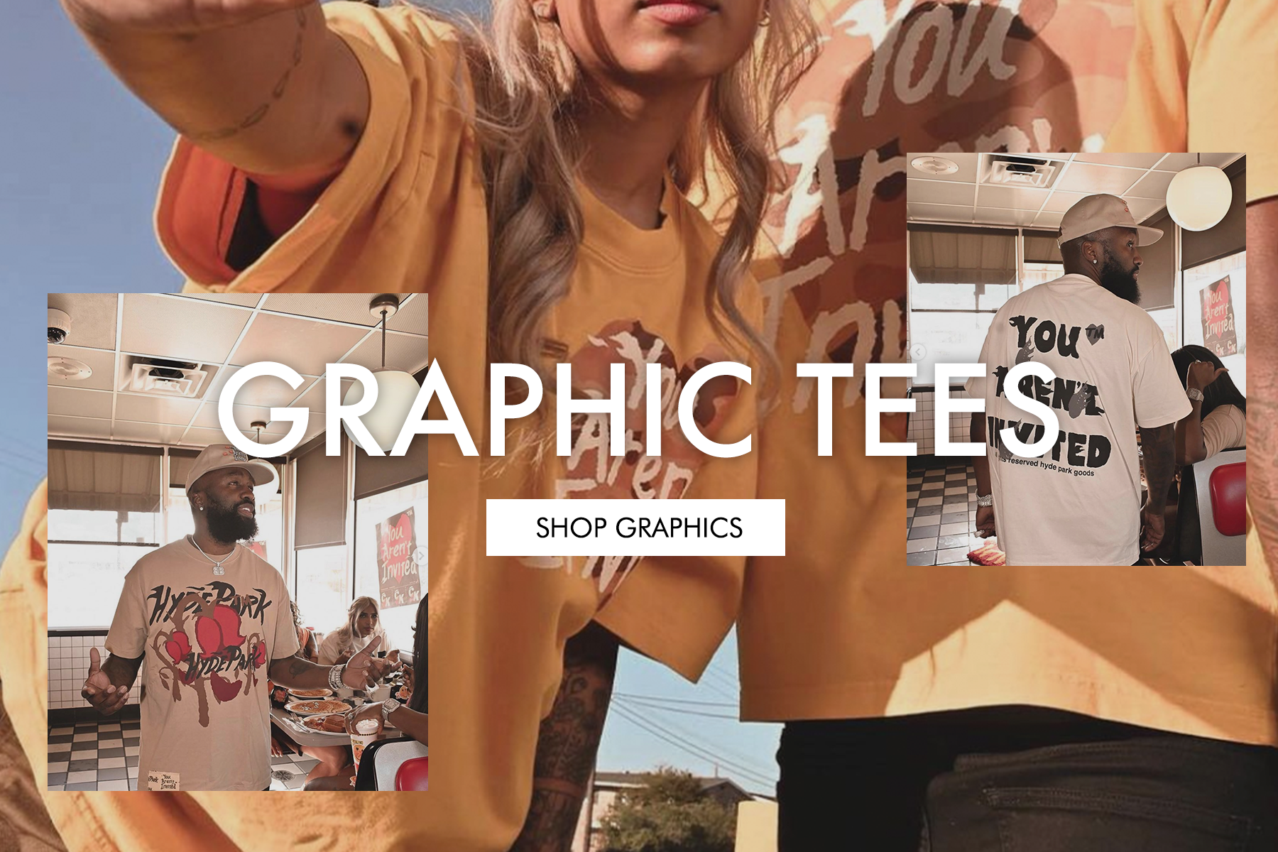 Click now to shop Graphic Tees
