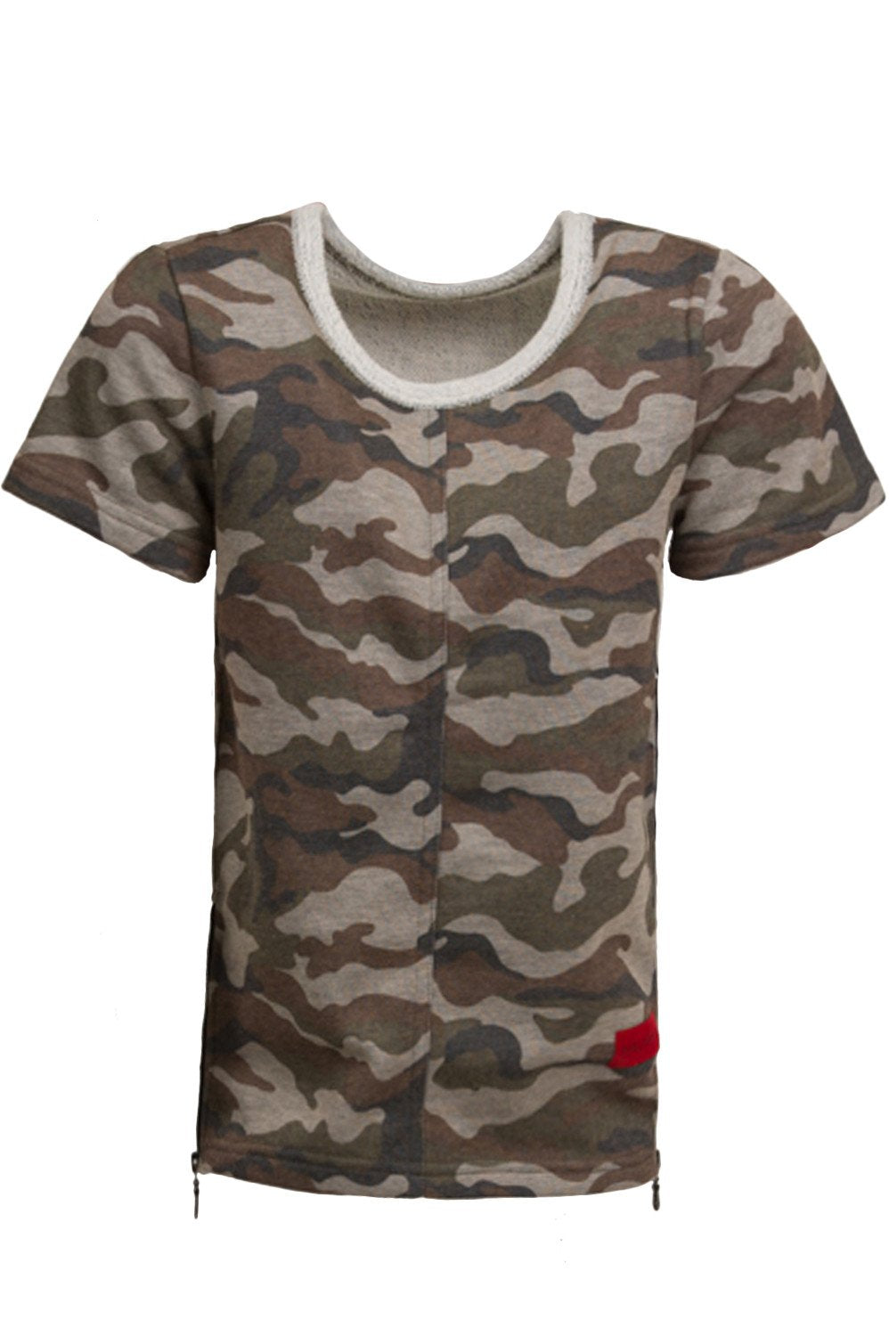 Haus of JR Miguel Camo Tee in dust camo – view 1 of 2