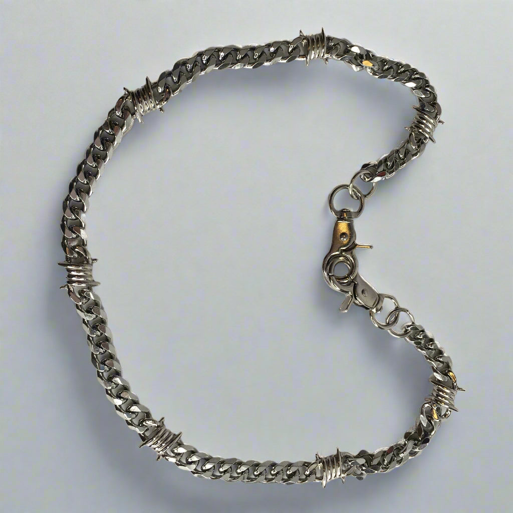 Wallet Thorn Chains - Silver