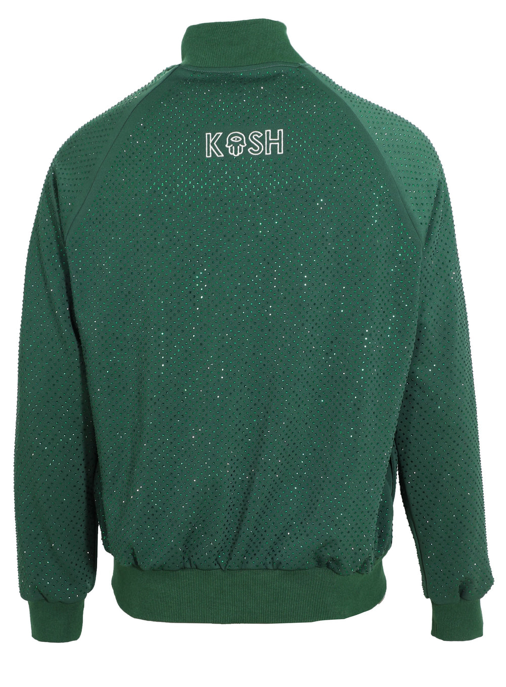 Kash All Over Diamond Track Jacket in green – view 4 of 6