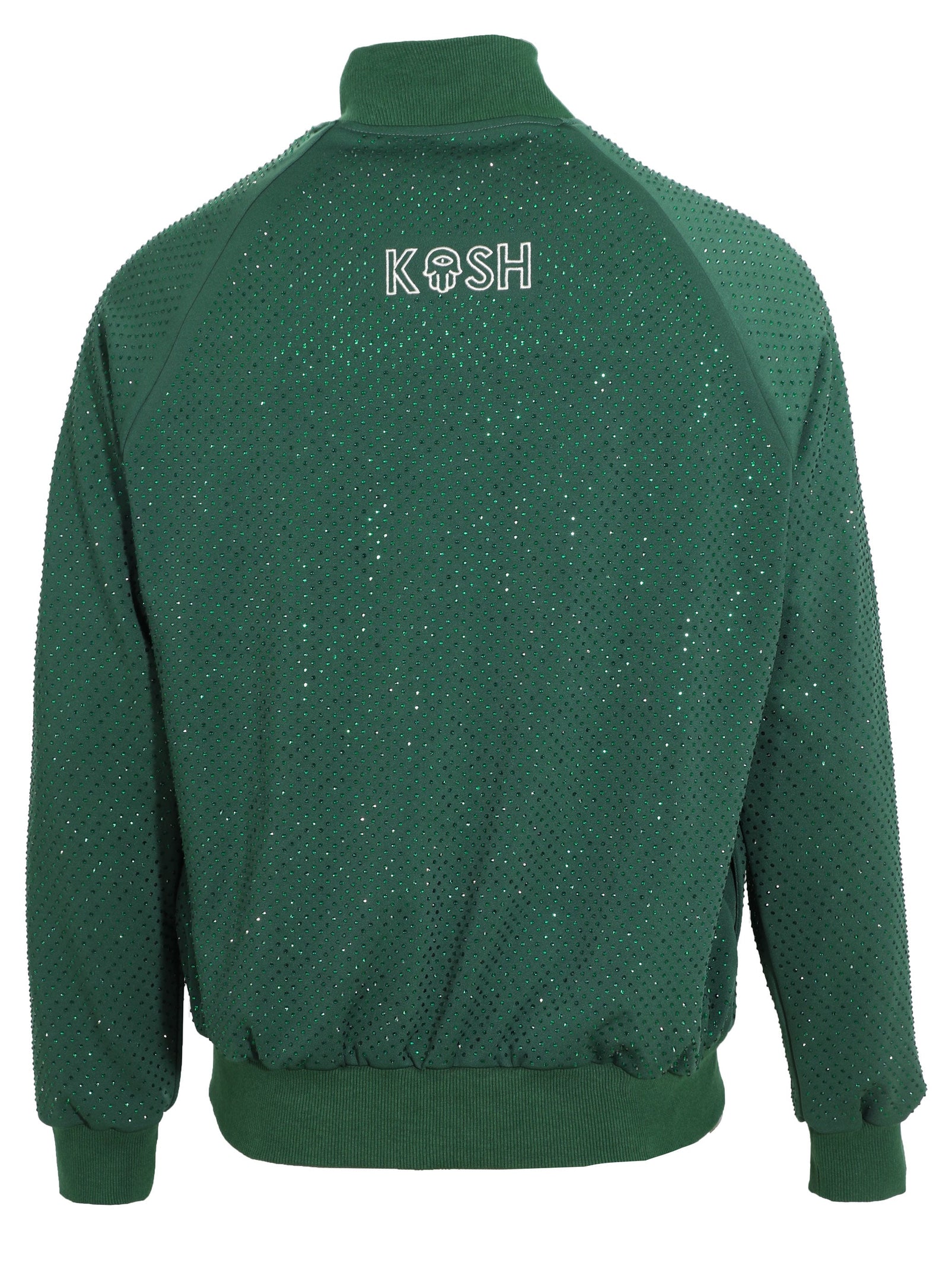 Kash All Over Diamond Track Jacket in green – view 4 of 6