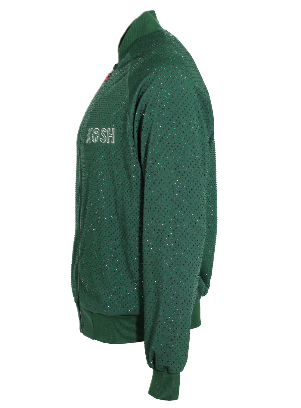 Kash All Over Diamond Track Jacket in green – view 5 of 6