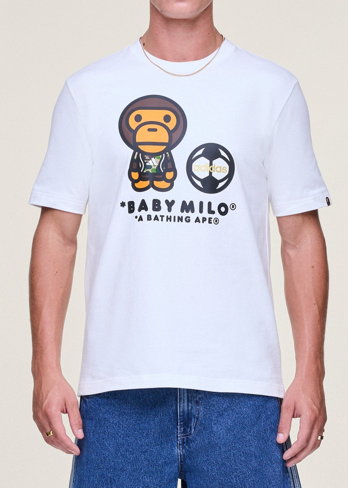 BAPE SSL Milo Tee - White