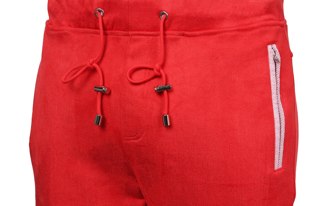 Kash Terry Suede Elongated Shorts with White Gold Accents – photo 3