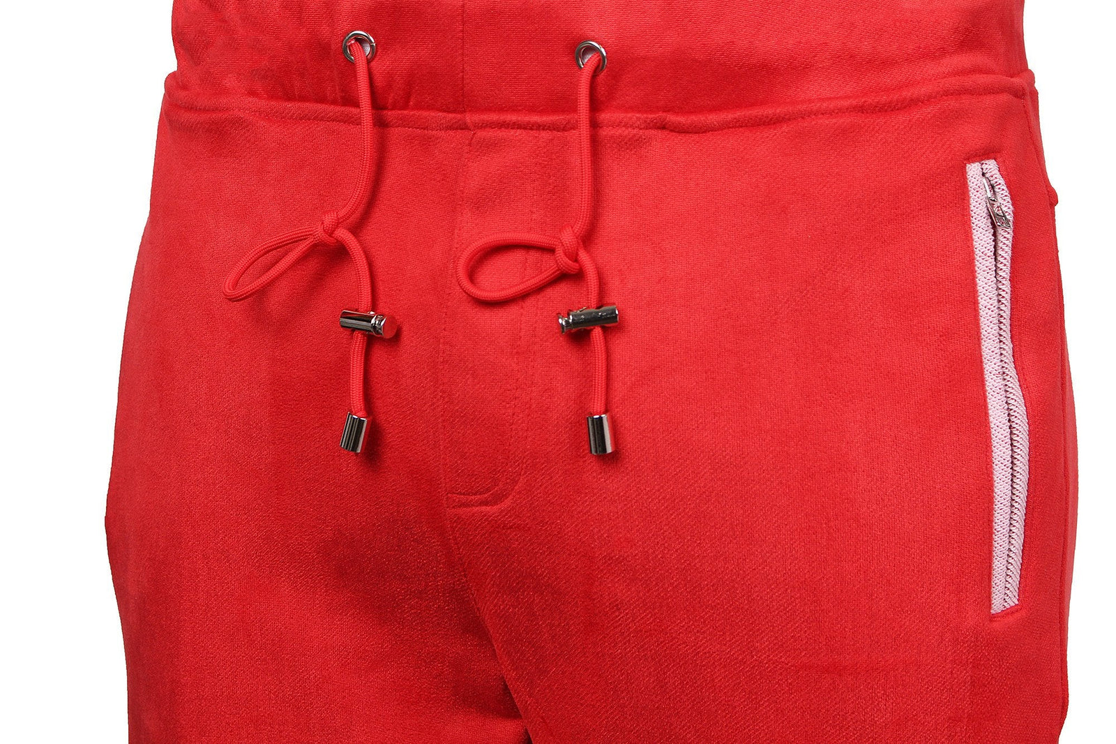 Kash Terry Suede Elongated Shorts with White Gold Accents – photo 3