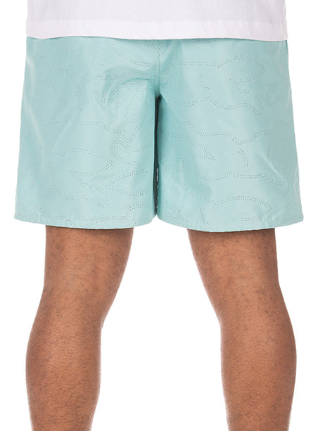 RUNNING DOG SHORTS - ARUBA BLUE
