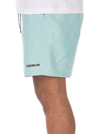 RUNNING DOG SHORTS - ARUBA BLUE