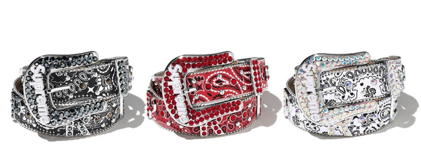 BB Simon x Supreme 8921 Bandana Belt - Black - PureAtlanta.com